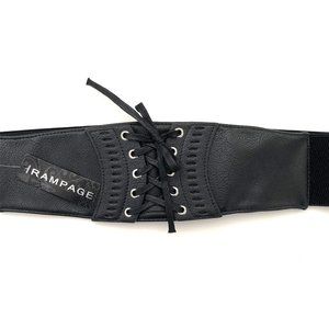 Rampage Corset Belt - Wide, Stretchy, Lace up L/XL